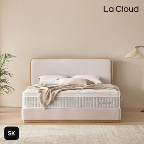SK사이즈 라클라우드 안단테 호텔식 원목 침대(프레임+매트리스)