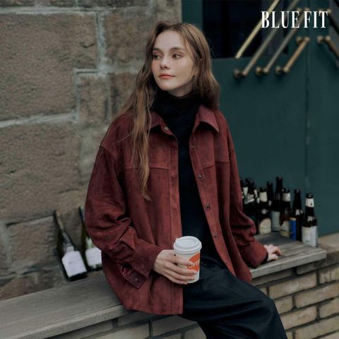 [카드 5%할인][25FW최신상] 블루핏X로보 이태리 스웨이드 자켓