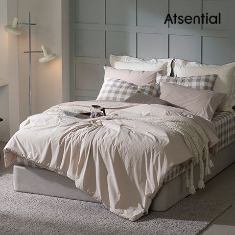 [앳센셜]퀸_헤리티지 체크에디션베딩 풀세트