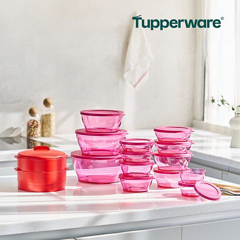 타파웨어 밀폐용기 크리스탈볼 서빙용기 시리즈 14개 29pcs