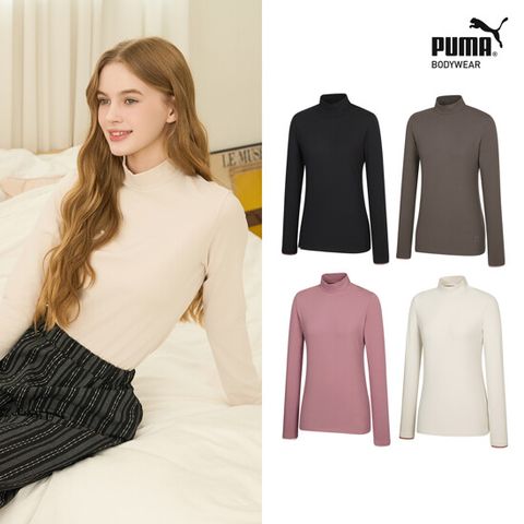 [기존가:89900원] 25FW 푸마 여성용 웜셀 기모 모크넥 4종 
