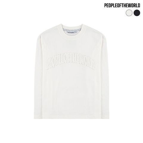 ■ 시그니처 오션 가먼트 아플리케 티셔츠(화이트)