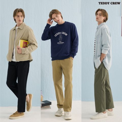 TEDDY CREW 남성 스트레이트핏 치노 팬츠 3종 (T22M)