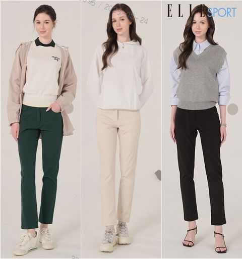 엘르스포츠 25FW 여성 기능성 릴렉스 팬츠 3종