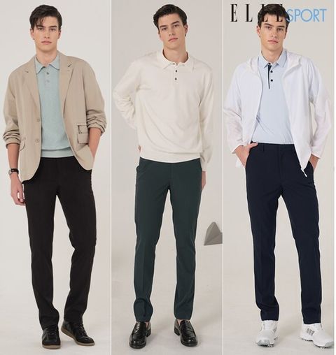 엘르스포츠 25FW 남성 기능성 릴렉스 팬츠 3종