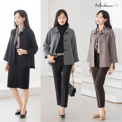 마담4060 자켓+스카프