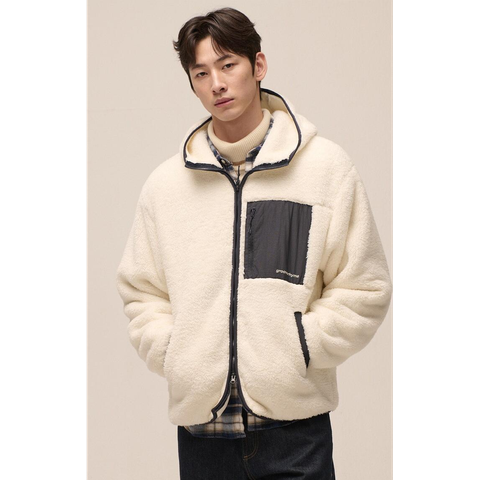 그루브라임 25FW 남성 쉐르파 본딩 점퍼