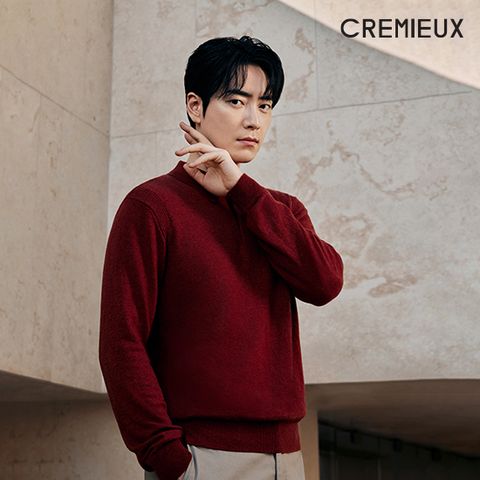 다니엘크레뮤 25FW 캐시미어 울 블렌드 카라 니트 3종