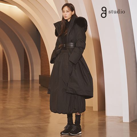 25FW 지 위켄드 헝가리구스다운 스커트