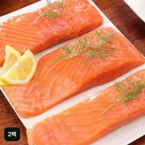 사조 연어회 200gX2팩(총 400g)+해동지 2장