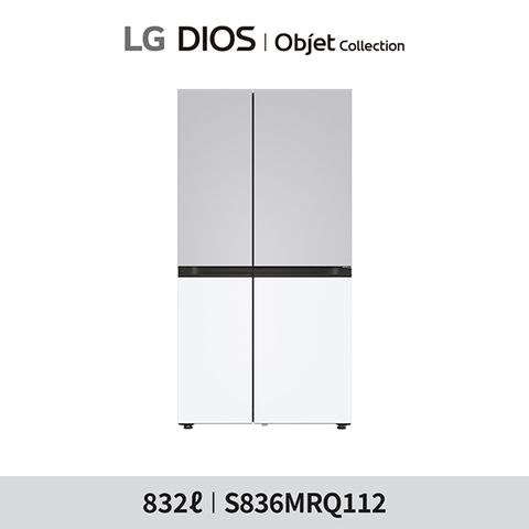 LG AI 오브제 매직스페이스 양문형 냉장고 S836MRQ112