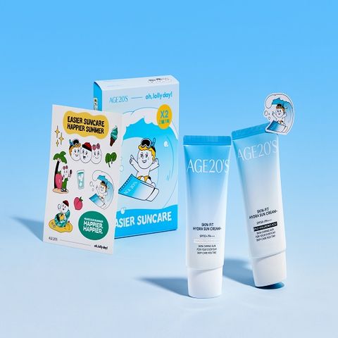 스킨핏 하이드라 선크림 2개+오롤리스티커