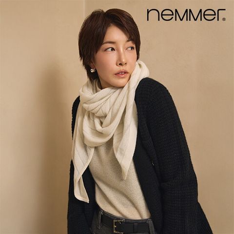 25FW 캐시미어혼방 시퀸 머플러