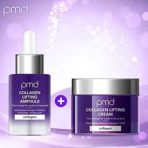 [삼성카드5%할인](pmd) 콜라겐 리프팅 앰플 30ml + 콜라겐 크림 50ml 패키지