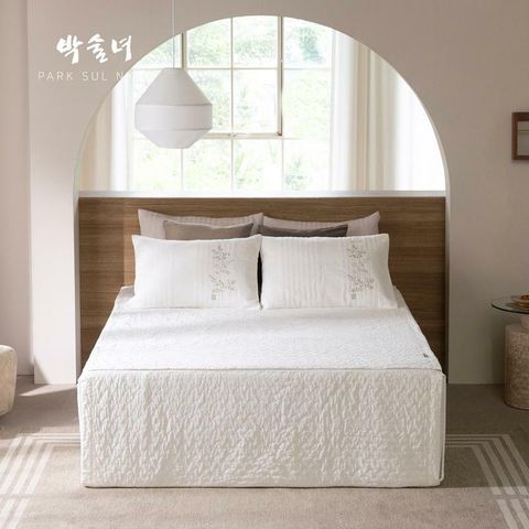 [카드 5%할인,일시불 할인][SS](신라밸) 박술녀 통워싱 피그먼트 순면 침구세트 (초연)