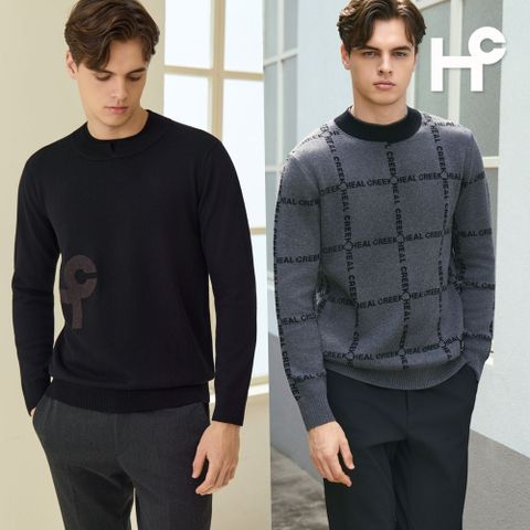 [50%세일] 25FW 윈터코지 헤비니트 2종 남성