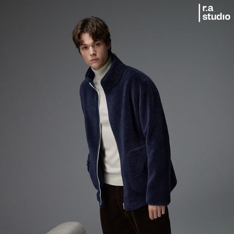 라스튜디오 25FW 아일랜드산 양모100 남성 점퍼