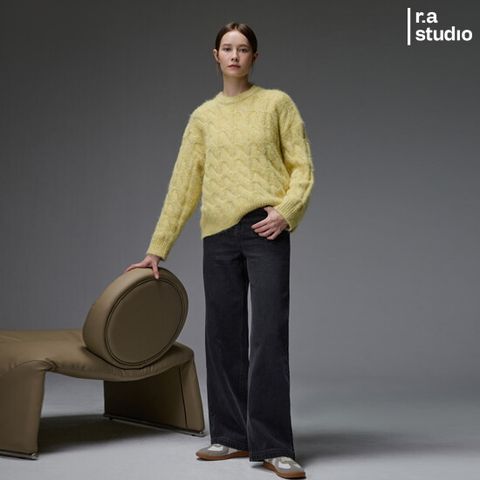 라스튜디오 25FW 기모 와이드 데님 3종