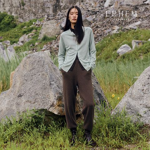 에르헴 25FW 캐시미어 100 루즈핏 조거 팬츠 1종
