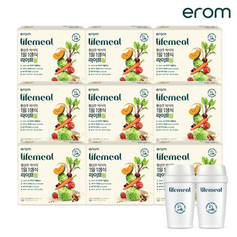 [굿라이프Pick] 황성주 박사의 라이프밀 9박스+쉐이커2개