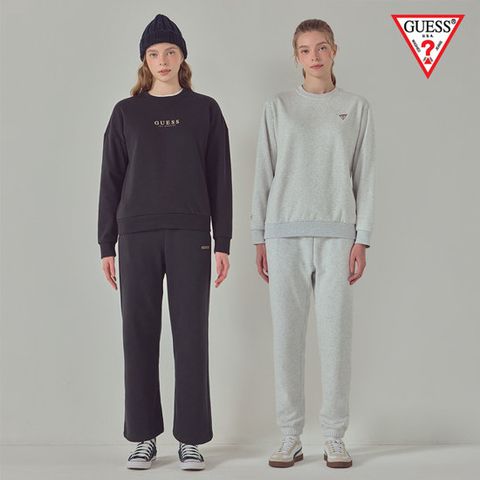 게스 언더웨어 25FW 시그니처 여성 기모 이지셋업 4종