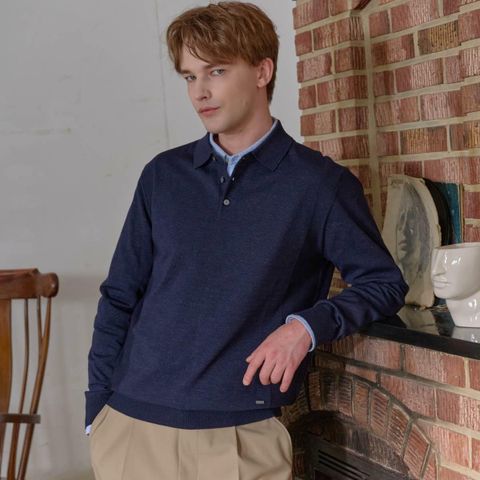 [삼성카드5%할인]25FW워모카라니트 다크네이비1종