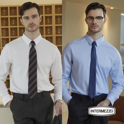 ■인터메조 25FW 남성 워셔블 드레스 셔츠 2종