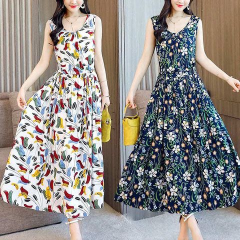 [헬리꽁땡]버들초민소매원피스2종