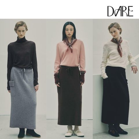 [카드 5%할인][런칭가 339,000원]디아레 화이트캐시100 카고포켓 스커트 1종