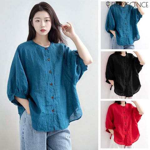 [플로레센스]냉감단추브리즈셔츠3종