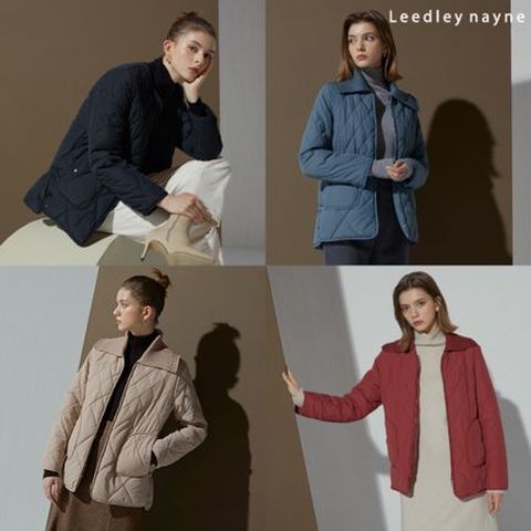 [리들리나인] 캐시미어 블렌디드 퀼팅 패딩 자켓