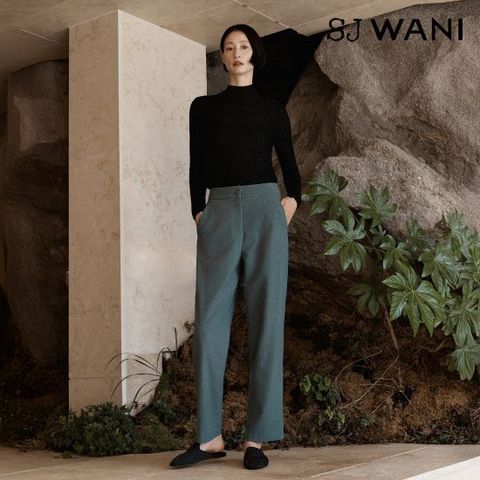 SJ와니 25FW 울 캐시미어 백 밴딩 팬츠 1종 (런칭 가격 129,900원)