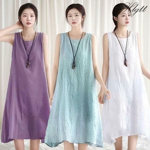 [헬리꽁땡]링클냉감민소매원피스3종