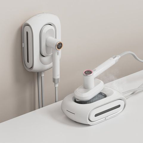 [무아스] 2 in 1 파워 제트 스팀다리미 핸디형 전기다리미 건식 가정용