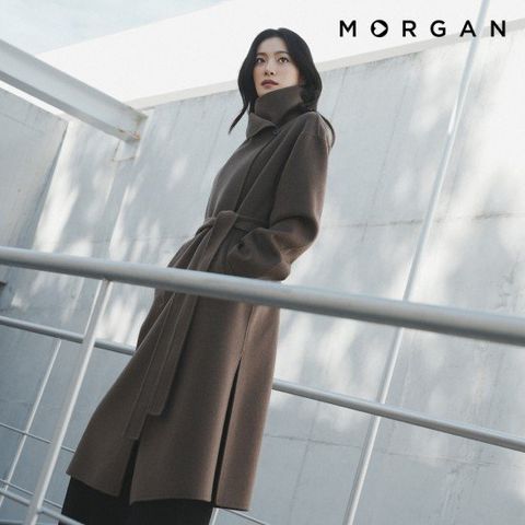 모르간 25FW 울 캐시미어 핸드메이드코트
