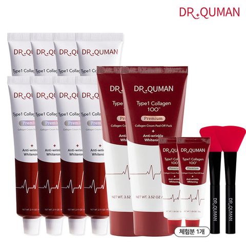 [체험분30g]닥터큐먼 Type1 콜라겐100 크림팩 프리미엄 더블구성
