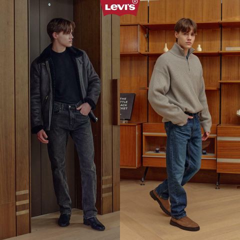 [한정 수량 방송 최저가!] 리바이스 505 레귤러 데님 웜진 2종 (남성)