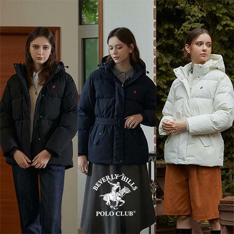 [삼성카드5%할인]비버리힐즈폴로클럽 여성 디테쳐블 푸퍼 패딩자켓