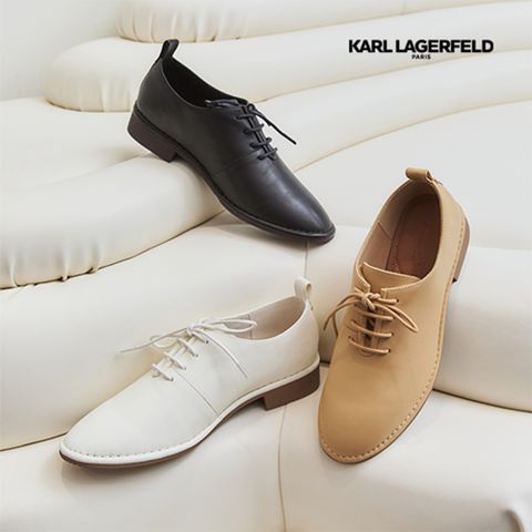 [최초가 159,000원] 칼라거펠트 25FW 슈레이스 플랫슈즈