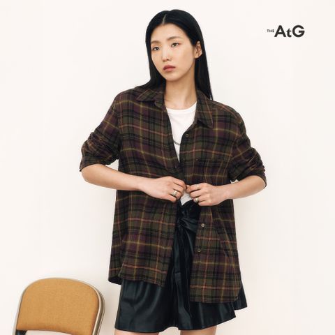 [1만원인하][by 임지연] 더엣지 25FW 에뜨왈 체크 셔츠