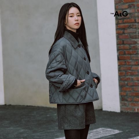 더엣지 25FW 듀얼 퀼팅 자켓