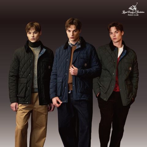 (T)RCB POLO CLUB 25FW 남성 웜 플리스 퀼팅 자켓