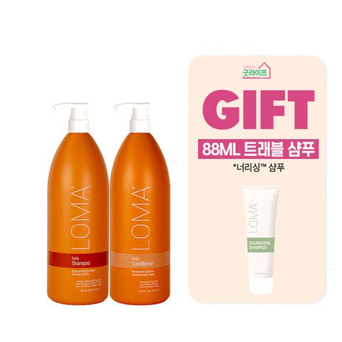 로마 데일리 샴푸 1L 1+데일리 컨디셔너 1L 1