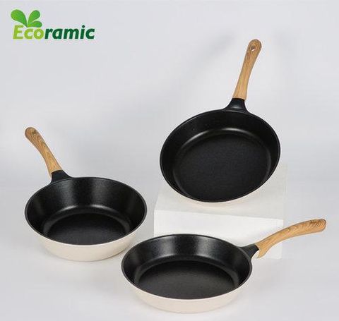 [에코라믹]슬림 IH 프라이팬 세트(28IH팬+28IH팬+28IH궁중팬)