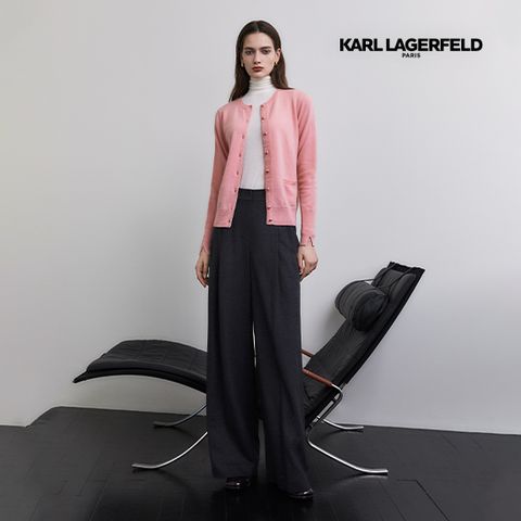 칼라거펠트 25FW 울실크카멜 와이드 팬츠