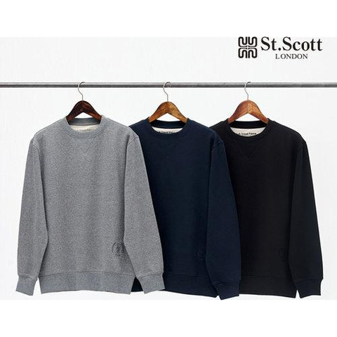 [St.Scott] 세인트 25FW 아트웍 클라우드 기모 맨투맨 3종(남)
