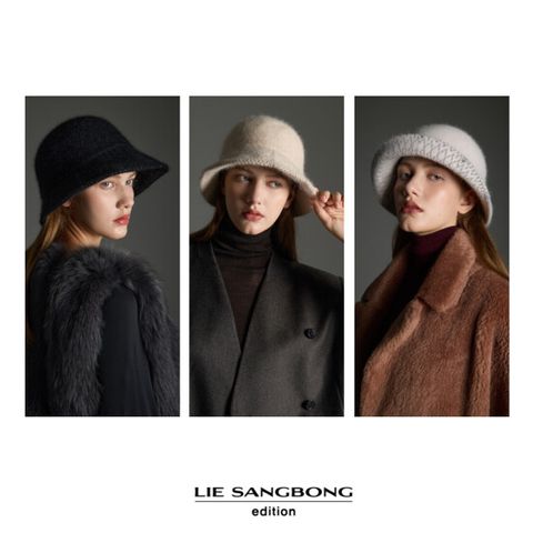 이상봉에디션 25FW 울 블렌디드 버킷햇