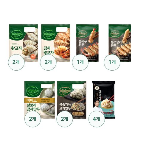 비비고x고메 만두 7종 14봉