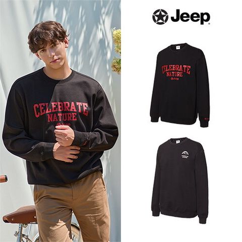 ○ JEEP 남성 시그니처 맨투맨 2종