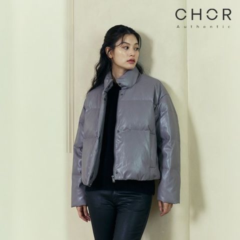 코어 어센틱 25FW FAUX 레더 덕 다운 [런칭 가격 149,900원]